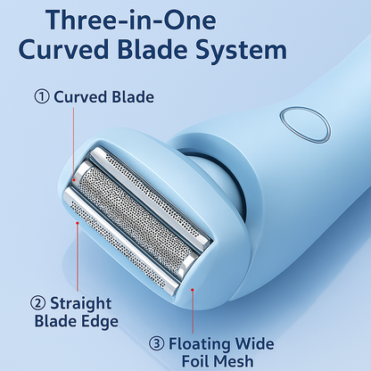 ALLAGU 2 in 1 Electric Bikini Trimmer for Women