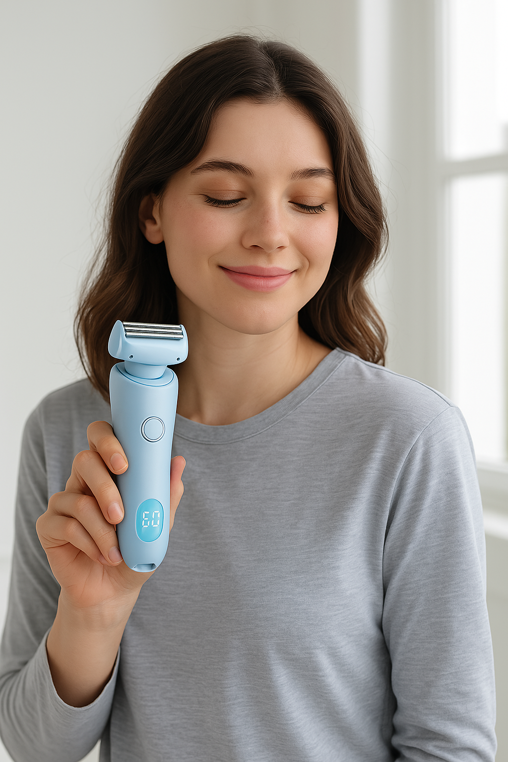 ALLAGU 2 in 1 Electric Bikini Trimmer for Women
