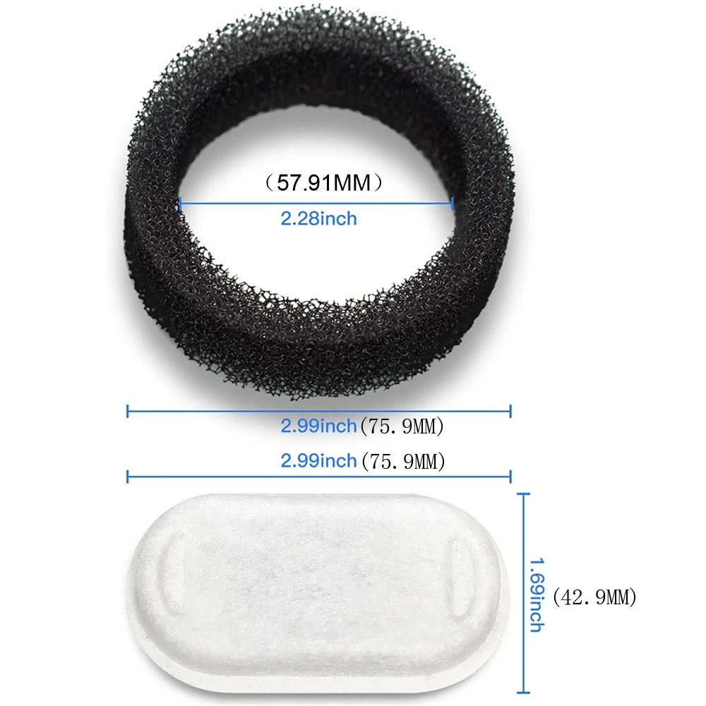 Allagu Cat Water Fountain Replacement Filters