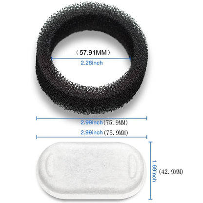 Allagu Cat Water Fountain Replacement Filters