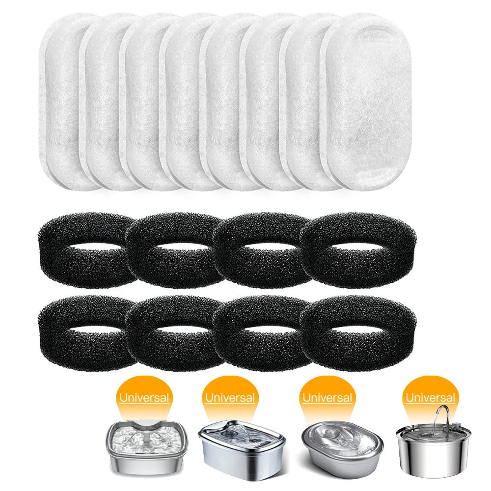 Allagu Cat Water Fountain Replacement Filters