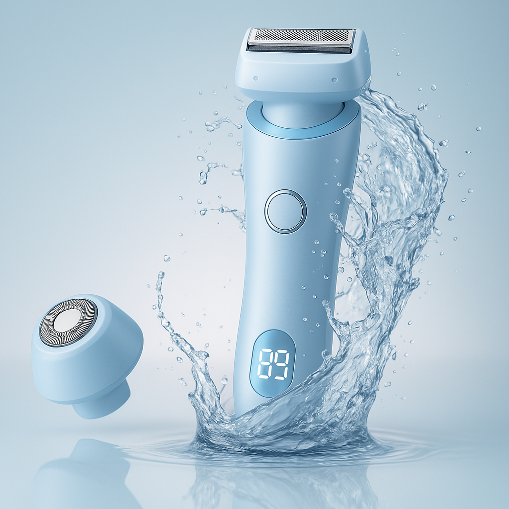 ALLAGU 2 in 1 Electric Bikini Trimmer for Women