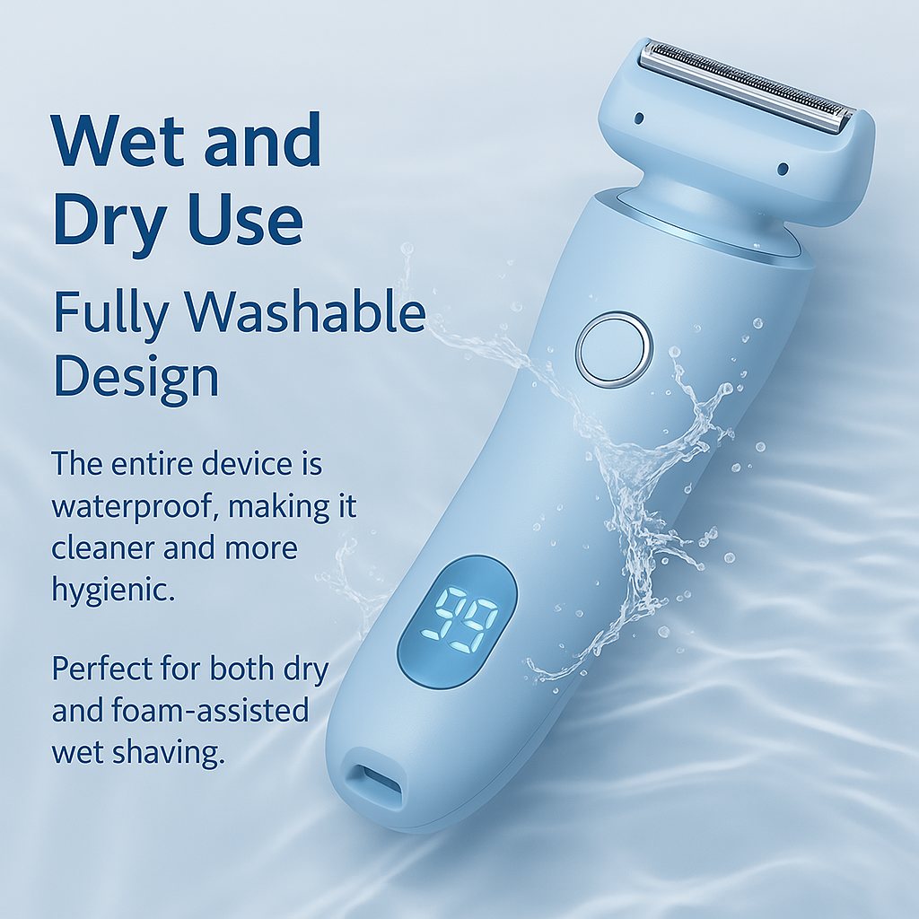 ALLAGU 2 in 1 Electric Bikini Trimmer for Women